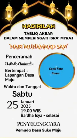 undangan pengajian 