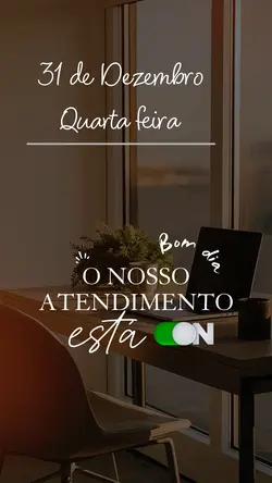 ATENDIMENTO ESTÁ ON