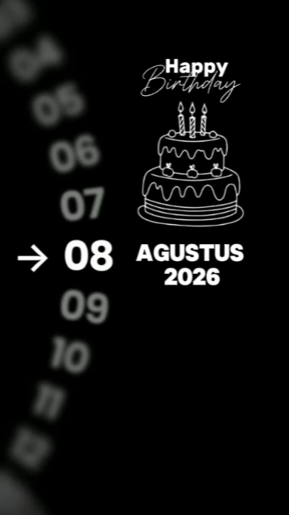 HBD 08 Agustus 