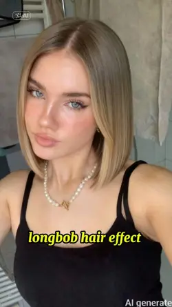 longbob hair effect 