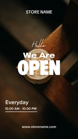 WE ARE OPEN STORE