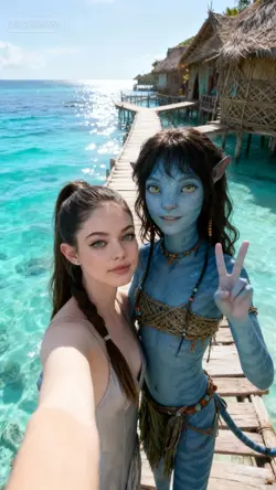 Avatar kiri selfie