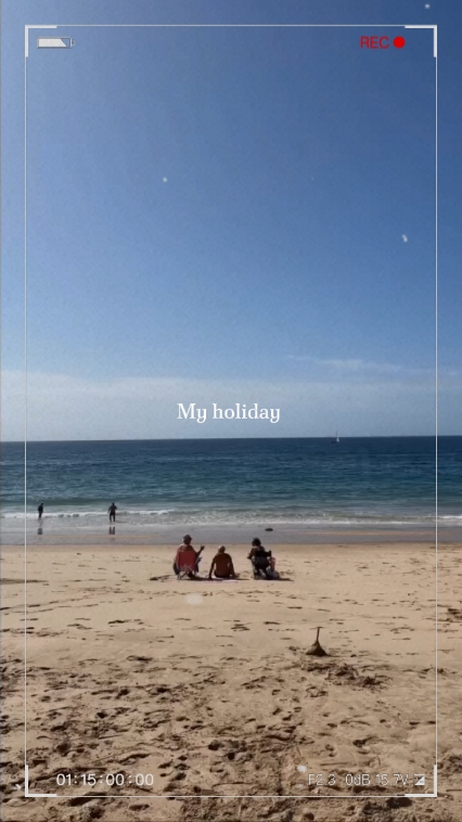 Mis vacaciones 