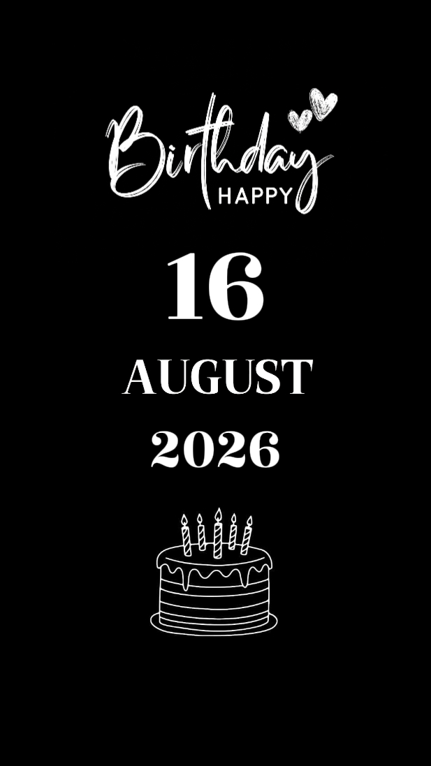 BDAY BROTHER 16 AUG