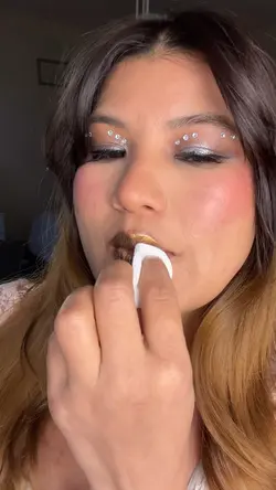 Lip tattoo