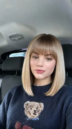 Hairstyle long bob