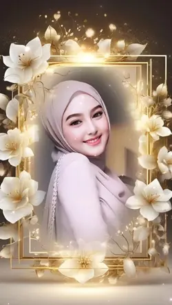 Bingkai foto cantik 
