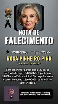 Nota de falecimento 