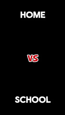 Home Vs School phto