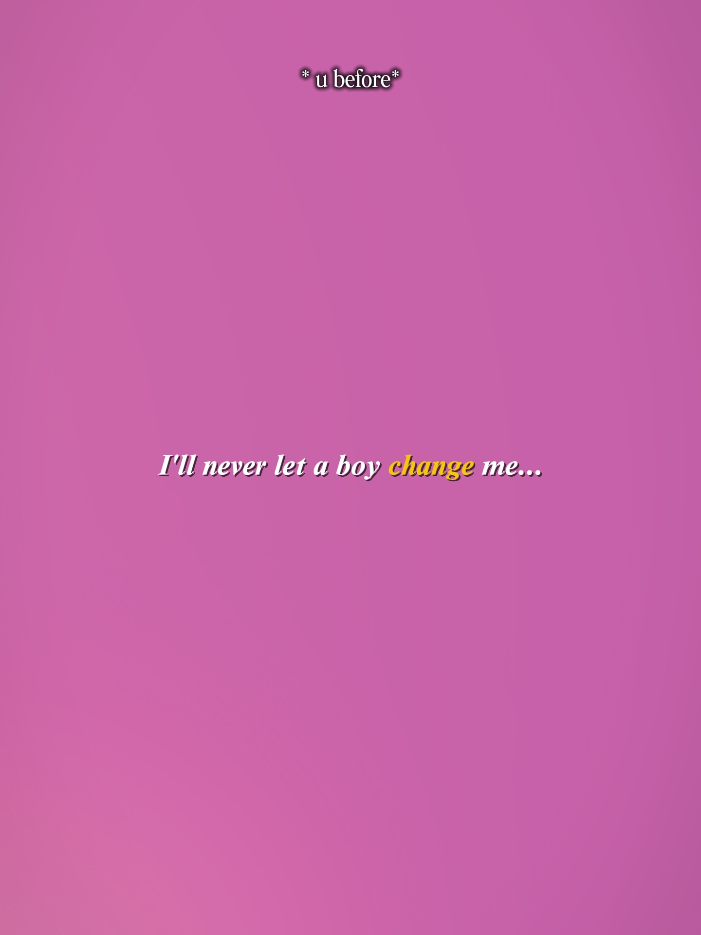 never let a boy