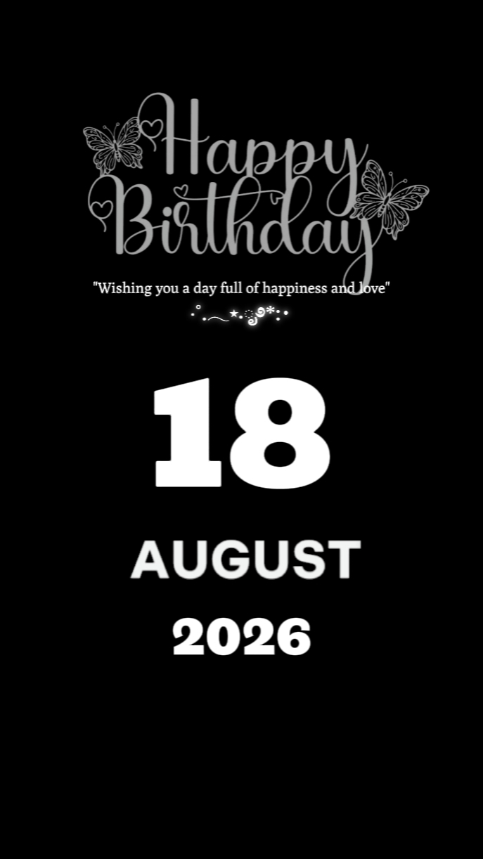 Aniversário de 18 de agosto 