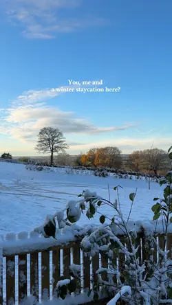 Winter staycation❄️