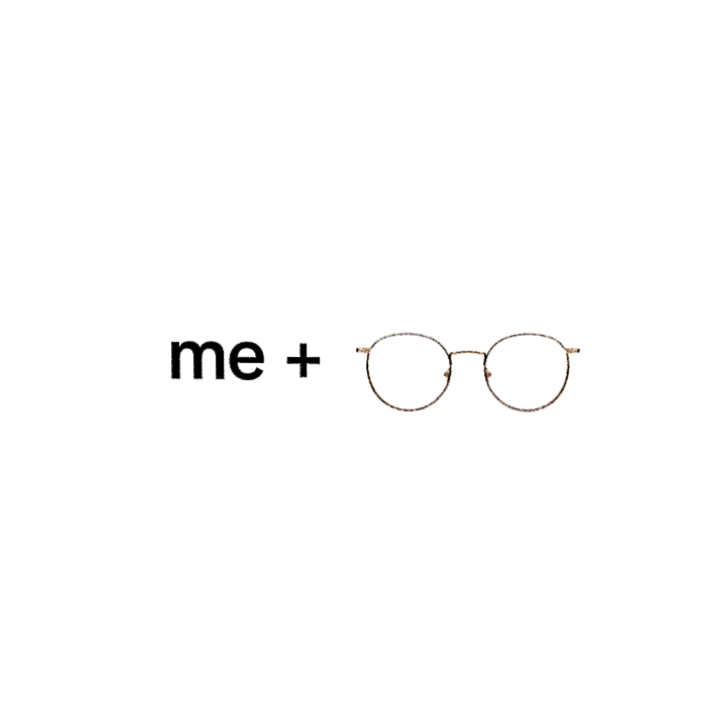 Eu + óculos 