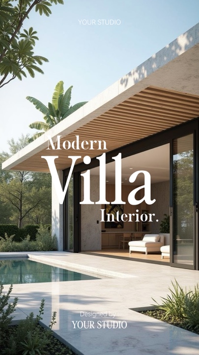 Villa tour interior