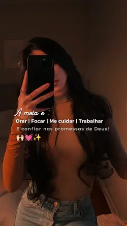 A meta é... 