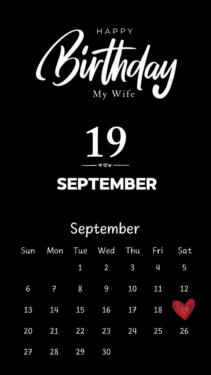 ANIVERSÁRIO MINHA ESPOSA 19 DE SETEMBRO