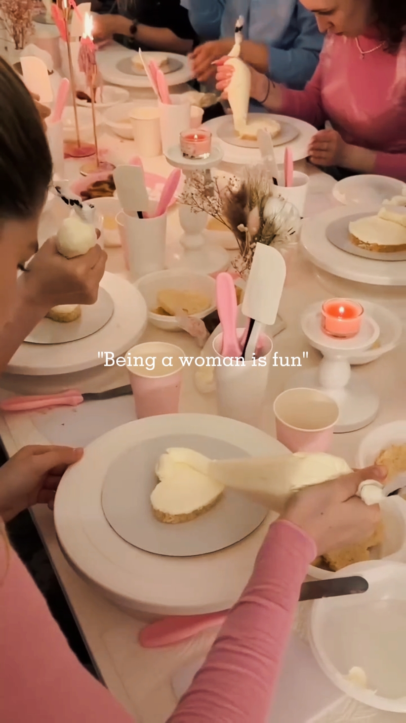 Being a woman is fun