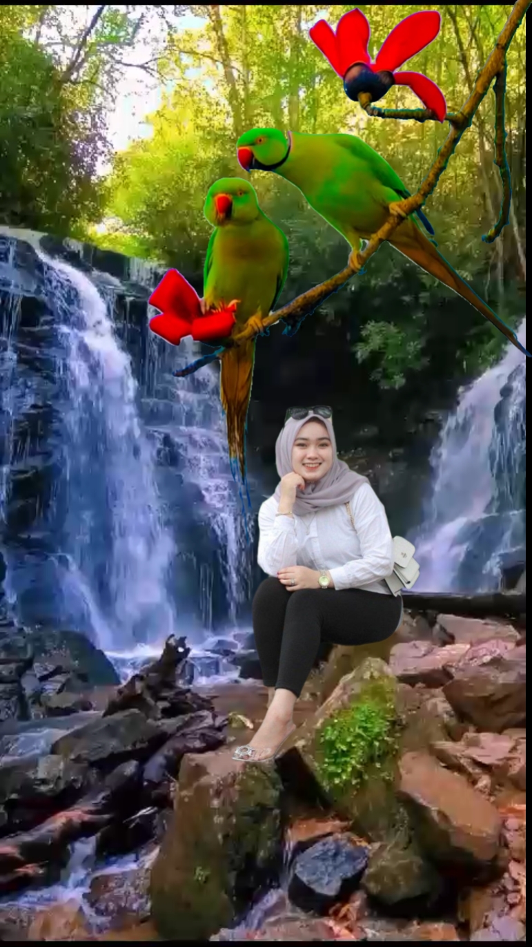 Terjun de aire