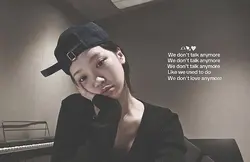 we dont talk anymore