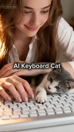 AI Keyboard Cat 
