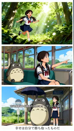 宮崎駿監督の漫画風