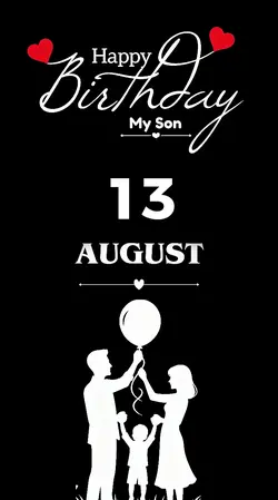 B'DAY SON 13 AUGUST