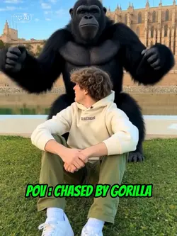 chased gorilla 
