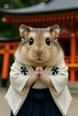 ハムスターとお正月