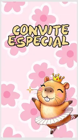 convite capivara