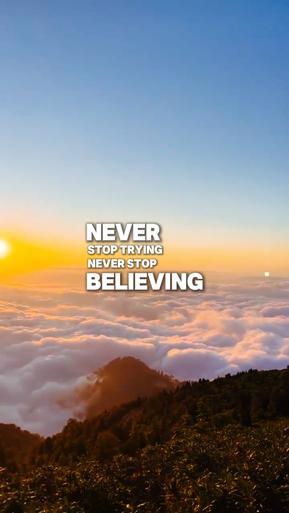 Never Stop Trying
