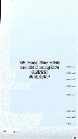 rata kanan di masa