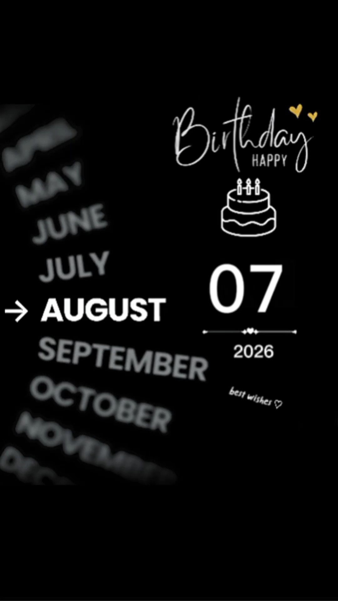 Cumpleaños 07 de agosto