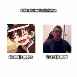 Moi au badminton