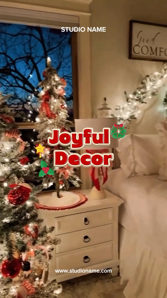Decoração alegre 