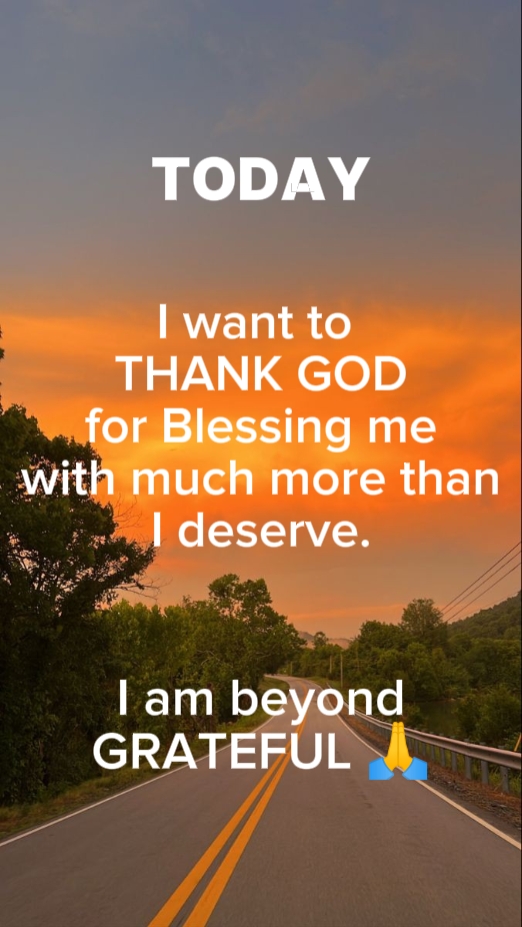 THANK YOU GOD