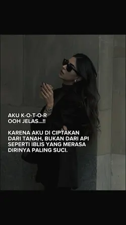 aku kotor oh jelas