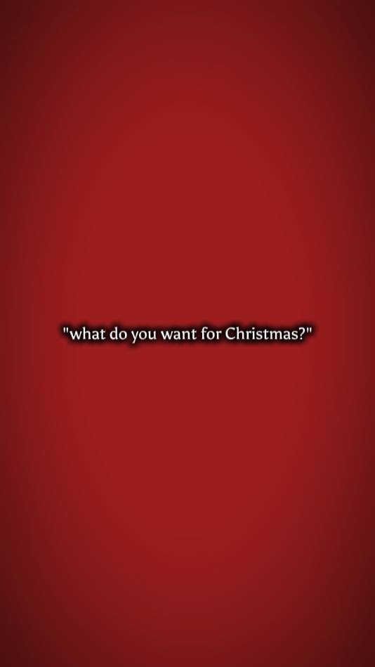 Ich möchte zu Weihnachten