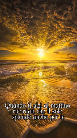 Il sole splende 