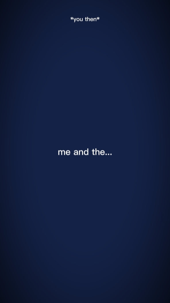 me and the devil...