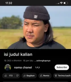 TEMPLATE YOUTUBE