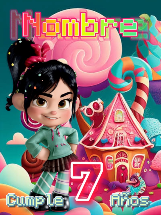 Invitación Vanellope