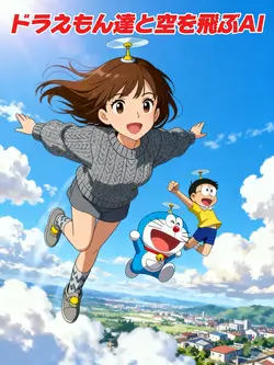 ドラえもん達と空へ AI