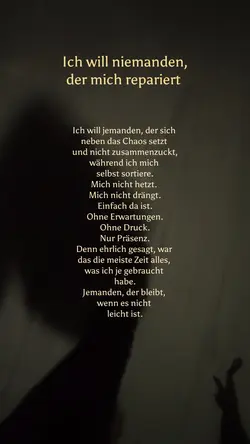 niemanden...