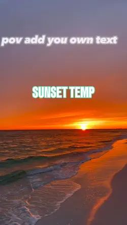 SUNSET TEMP