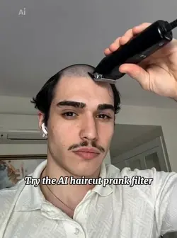 Prank haircut