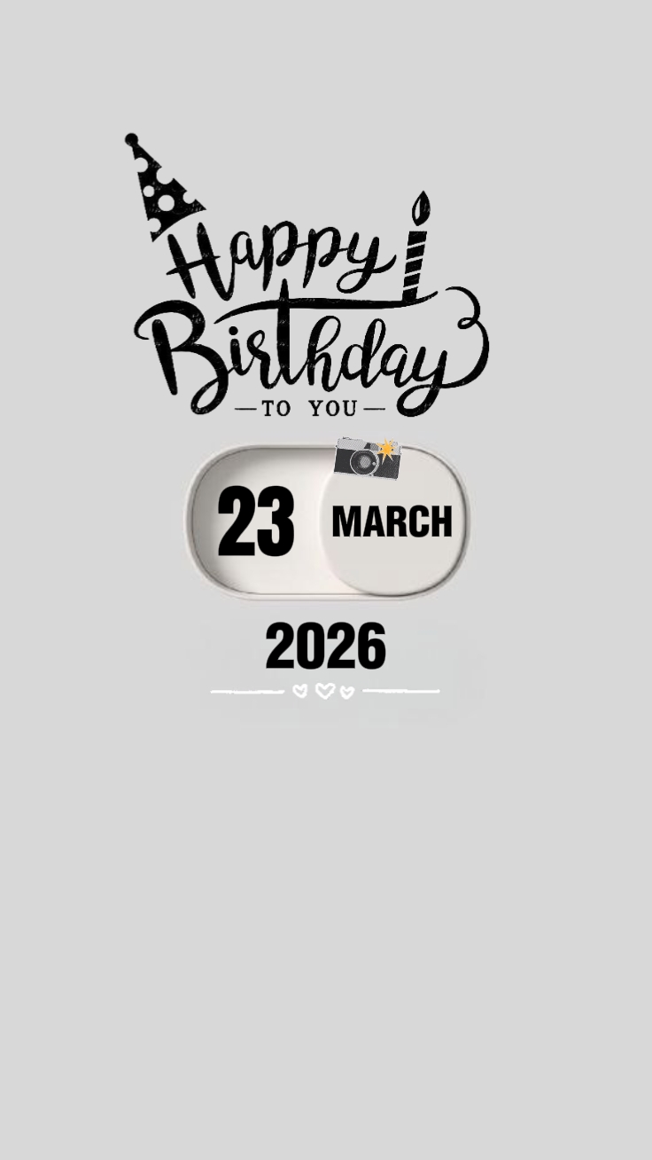 23 DE MARÇO ANIVERSÁRIO 