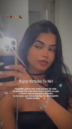 happy birthday to me
