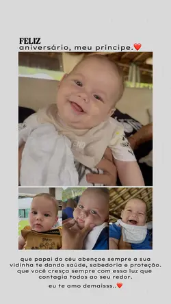 parabéns filho ✨