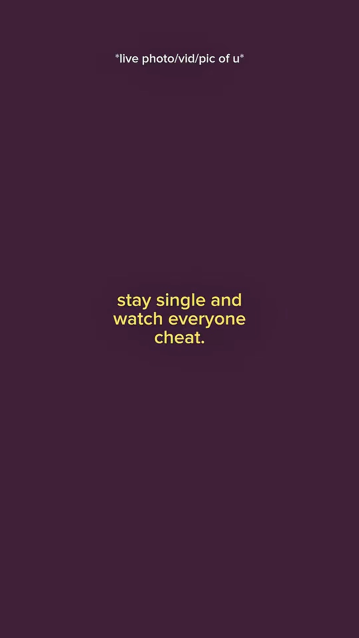 stay single