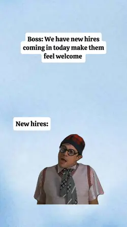 We have new hires